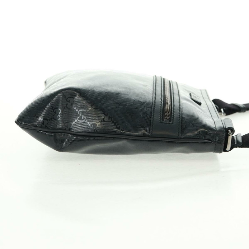 【日本直送】GUCCI GG Implementation 單肩包 PVC 黑色 295257 Auth am10685V-3