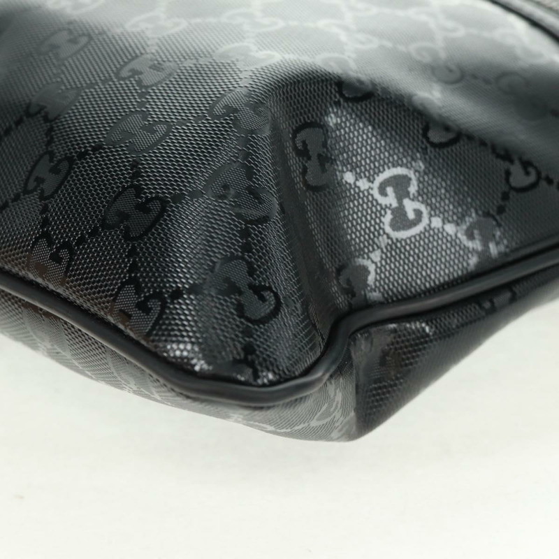 【日本直送】GUCCI GG Implementation 單肩包 PVC 黑色 295257 Auth am10685V-14