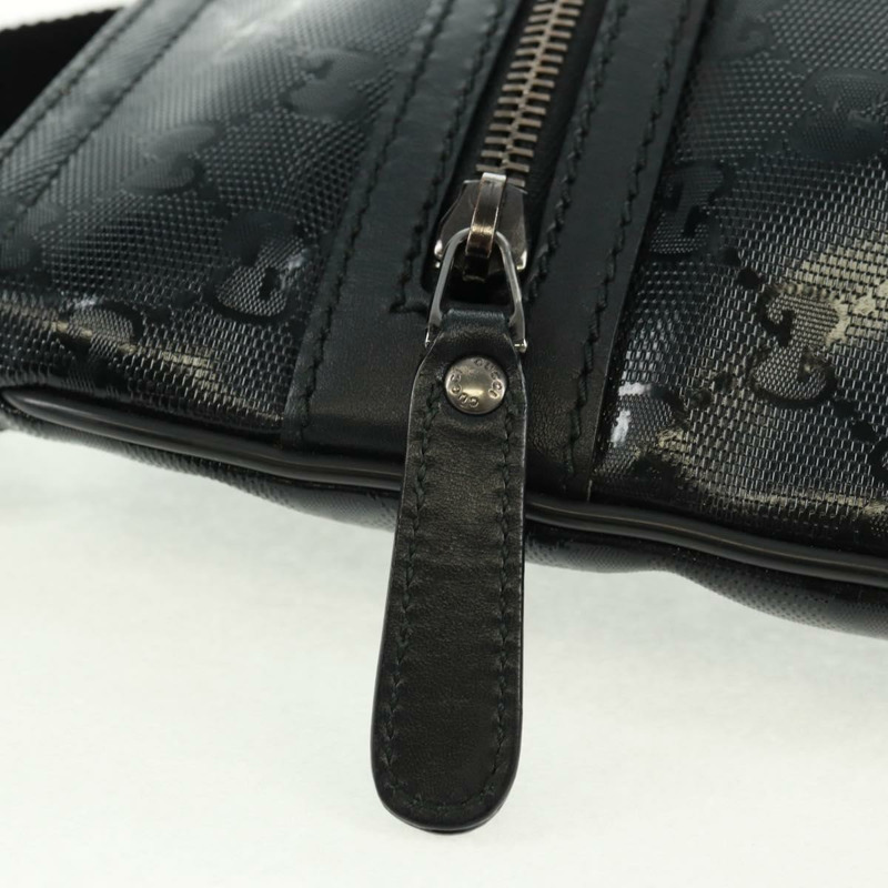 【日本直送】GUCCI GG Implementation 單肩包 PVC 黑色 295257 Auth am10685V-18