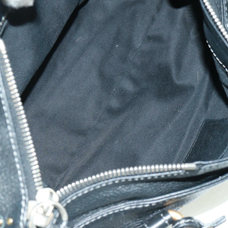 【日本直送】Chloe Paddington 手提包，黑色金色銀色真皮款，正品 am10719SV-9