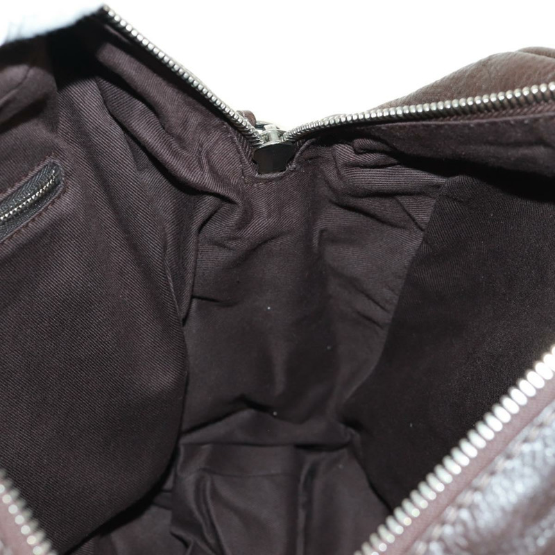 【日本直送】Chloe Paddington 手提包，皮革材質，深棕色/金色/銀色，正品 am10709V-21