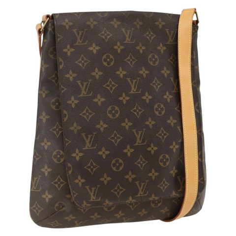 路易威登 Monogram Musette 肩背包 M51256 LV Auth ka2275