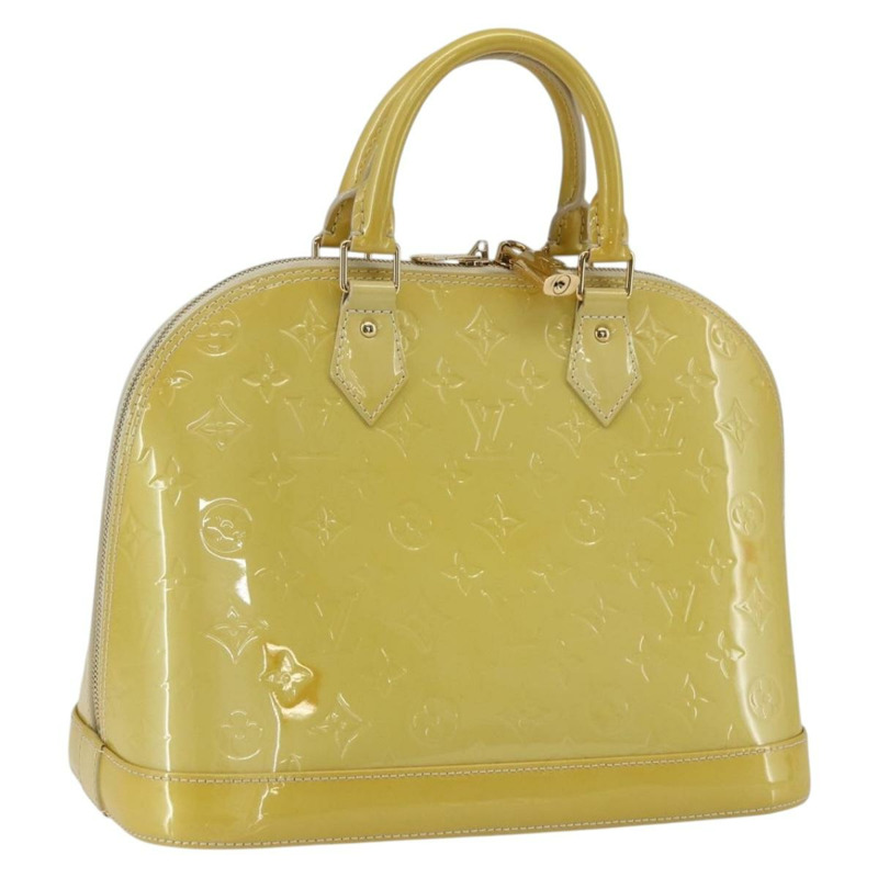 【日本直送】路易威登 Monogram Vernis Alma PM 手提包 Dunne M90170 LV Auth ka2396-0