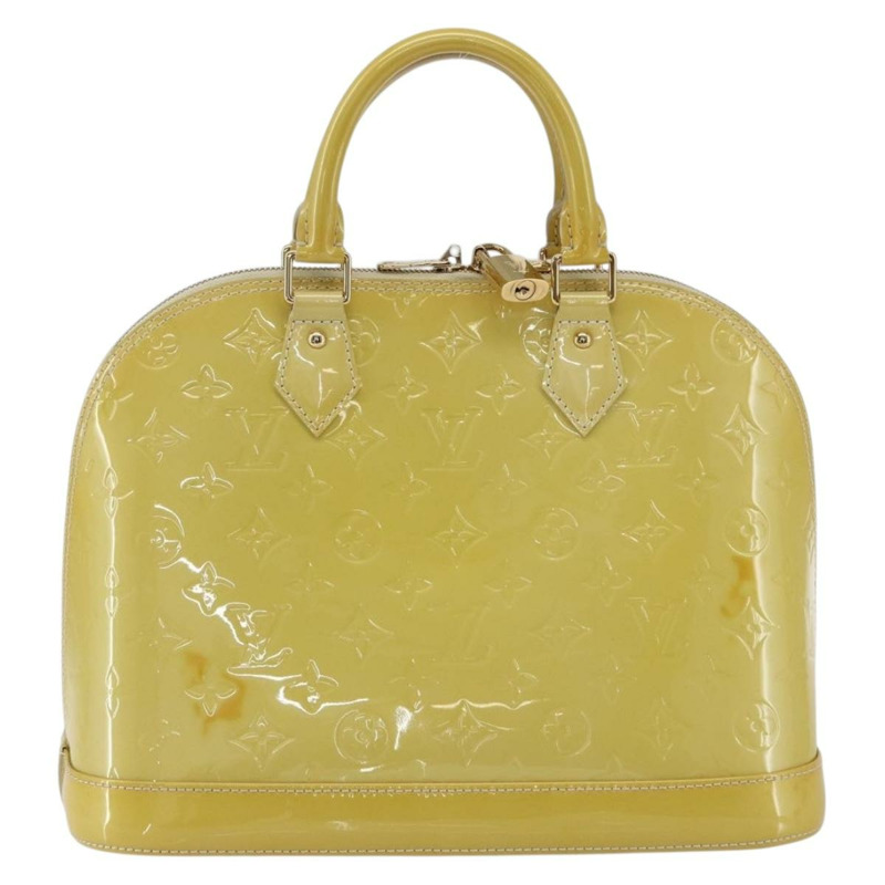【日本直送】路易威登 Monogram Vernis Alma PM 手提包 Dunne M90170 LV Auth ka2396-12