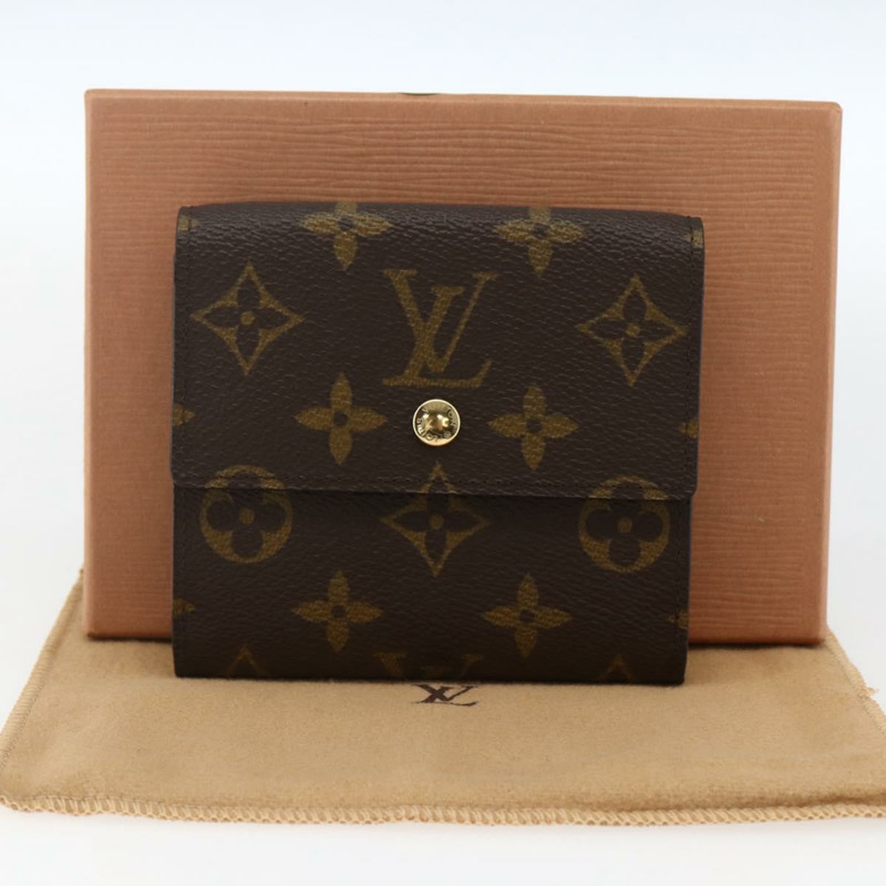 【日本直送】路易威登 Monogram Porte Monnaie Bier Cartes Crdit M61652 LV 正品 am10799V-11