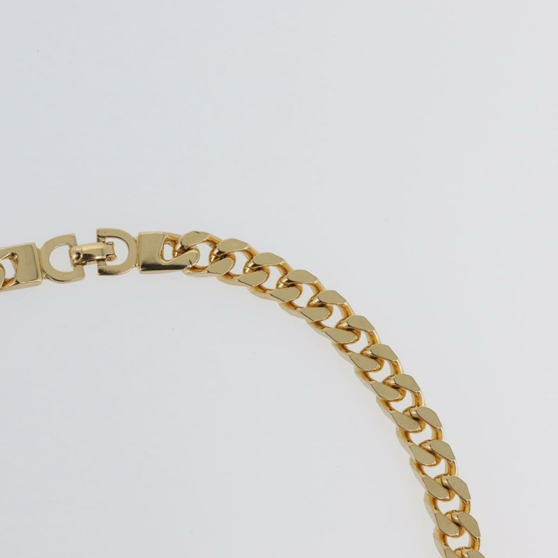 【日本直送】Christian Dior 彩色水鑽項鍊 金屬 2 件組 金色 Auth am10776V-7