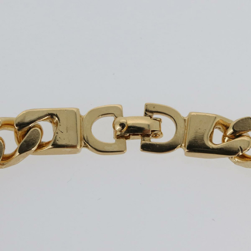 【日本直送】Christian Dior 彩色水鑽項鍊 金屬 2 件組 金色 Auth am10776V-8