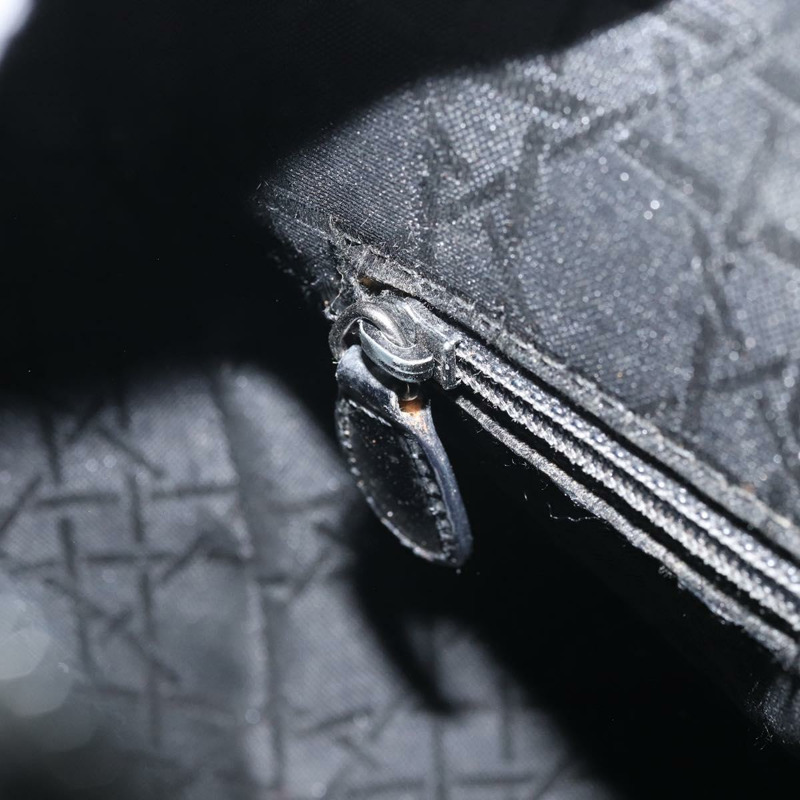 【日本直送】Christian Dior Lady Dior Canage Tote Bag Denim 2way Black Silver Auth ka2427A-22