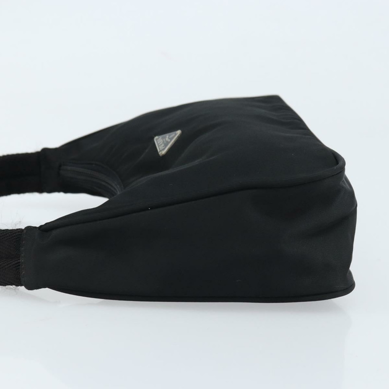 【日本直送】PRADA 手提包 尼龍 黑色 銀色 正品 fm5139V-4