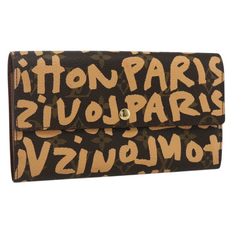 路易威登 Graffiti Porte Monnaie 信用錢包 橙色 M92190 正品 168049SAV