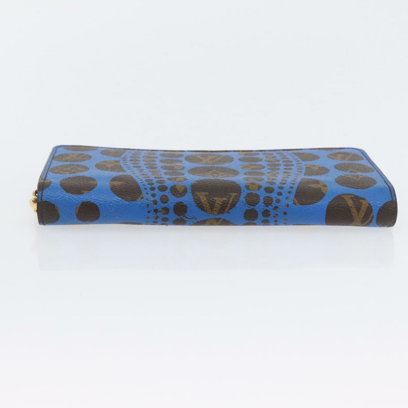 【日本直送】路易威登 Monogram Yayoi Kusama Zippy 錢包 藍色 M60448 LV Auth 168048SAV-5