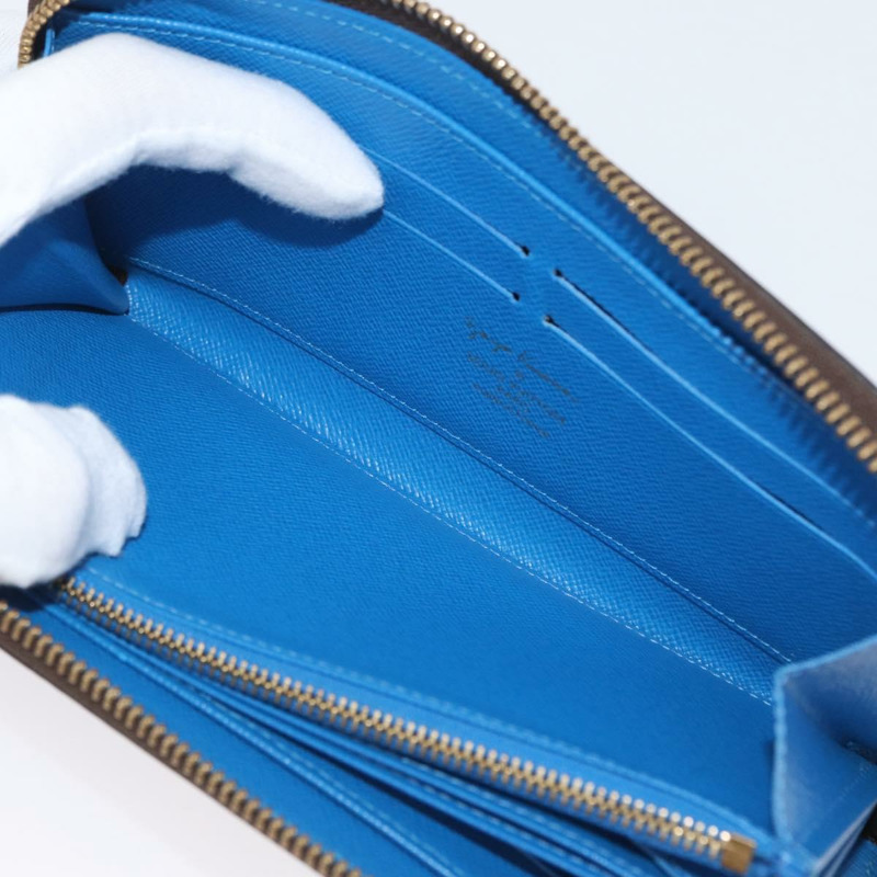 【日本直送】路易威登 Monogram Yayoi Kusama Zippy 錢包 藍色 M60448 LV Auth 168048SAV-18