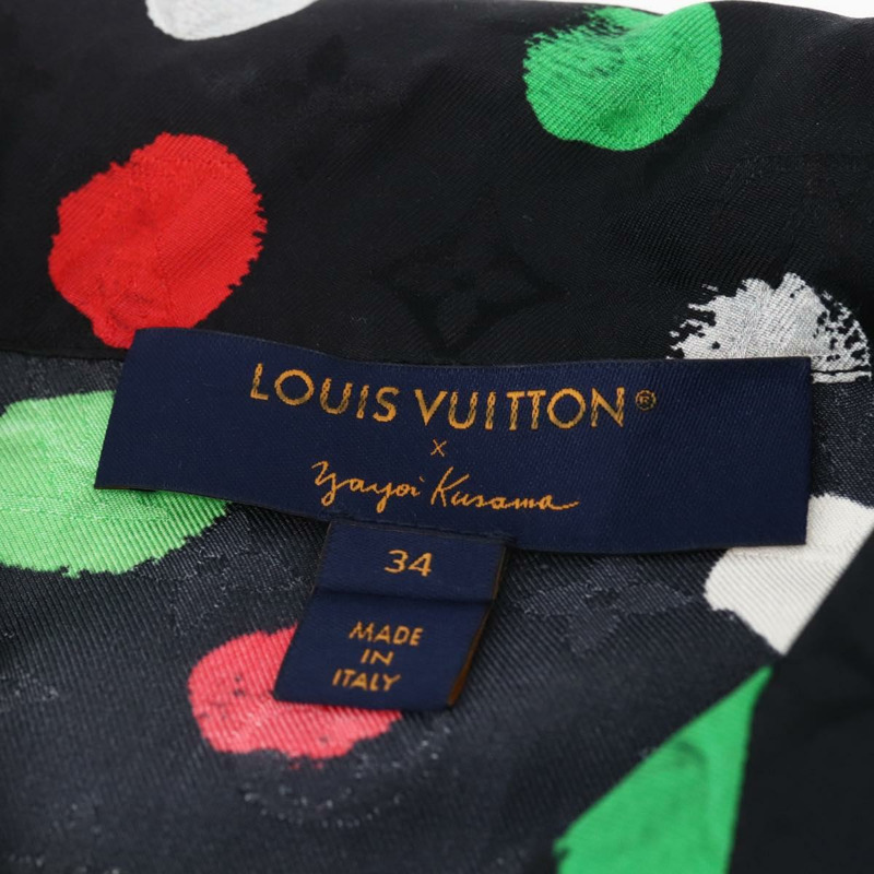 【日本直送】路易威登 Monogram Eclipse LV x YK 絲質睡衣 黑色 LV 正品 168263M-4