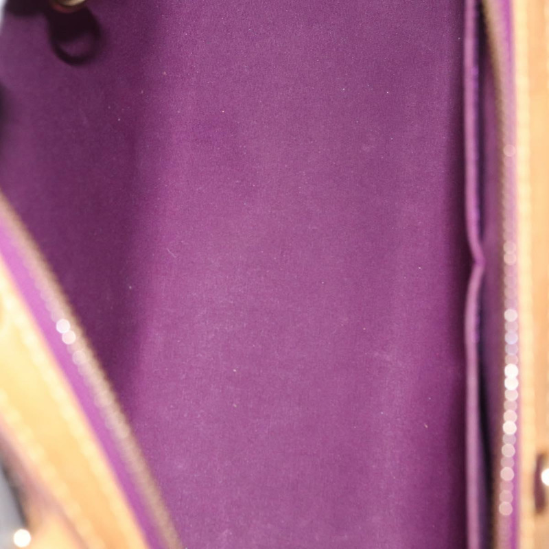 【日本直送】路易威登 Monogram Vernis Blair MM 手提包 2way 紫水晶色 M90106 LV Auth BA10814-10