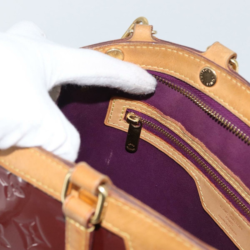 【日本直送】路易威登 Monogram Vernis Blair MM 手提包 2way 紫水晶色 M90106 LV Auth BA10814-22