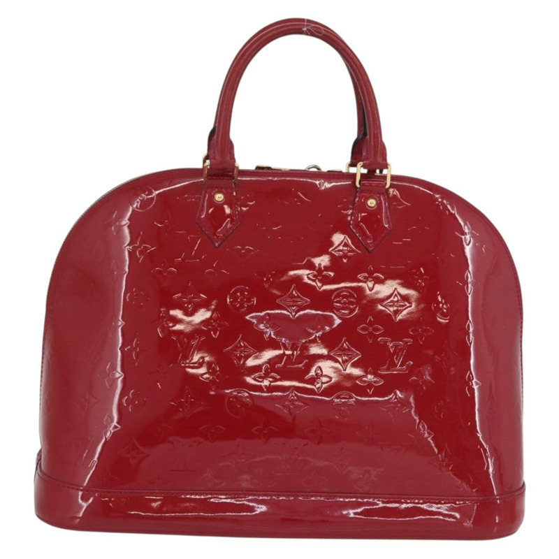 【日本直送】路易威登 Monogram Vernis Alma GM 包 Rose Andian M91772 LV 正品 BA10815-1