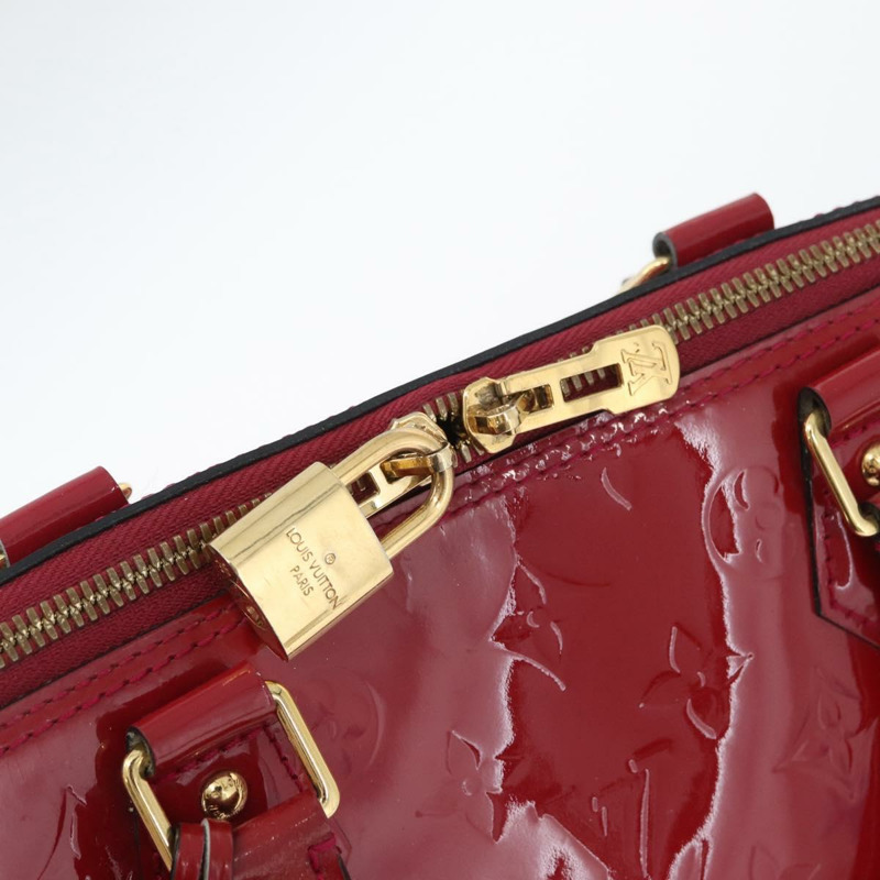 【日本直送】路易威登 Monogram Vernis Alma GM 包 Rose Andian M91772 LV 正品 BA10815-16