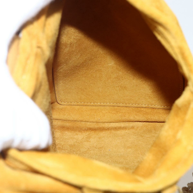 【日本直送】Miu Miu With Tricks 手提包 麂皮 黃色 金色 正品 BA10723SM-11