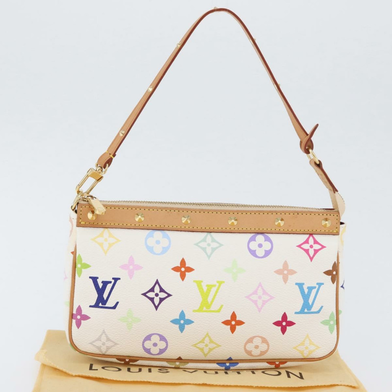 【日本直送】路易威登 多色手拿包配件袋 白色 M92649 正品 BA10721SAV-11