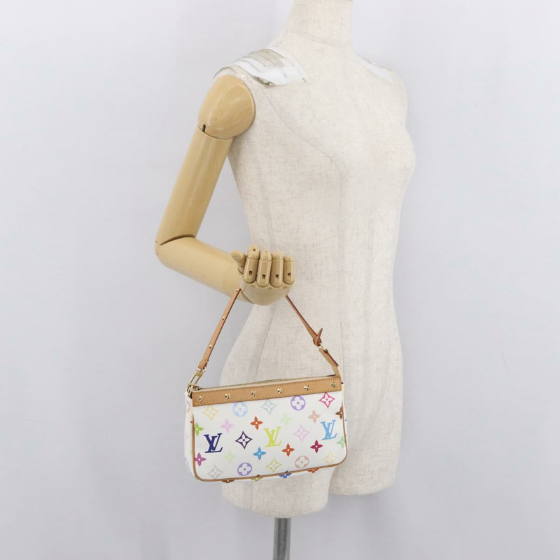 【日本直送】路易威登 多色手拿包配件袋 白色 M92649 正品 BA10721SAV-23