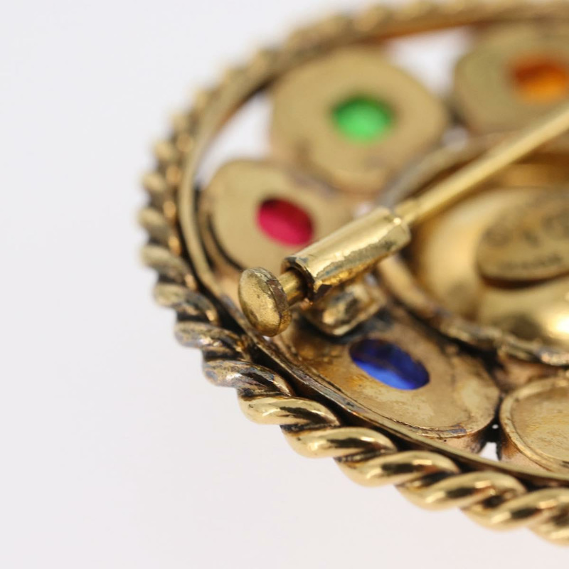 【日本直送】香奈兒 (CHANEL) Gripoa 胸針，金屬金色，CC標誌，編號168062V-3