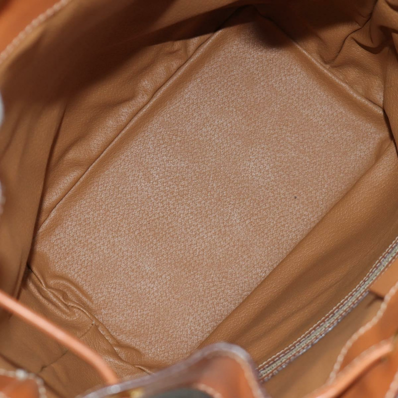 【日本直送】CELINE Macadam帆布肩背包 PVC皮革 棕色 金色 正品 ki6449M-15