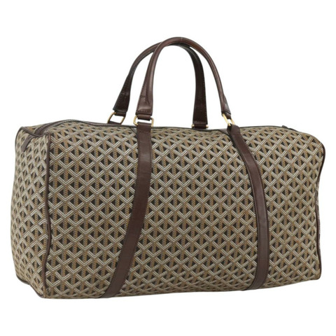 GOYARD 波士頓包 帆布 棕色 金色 正品 170664V