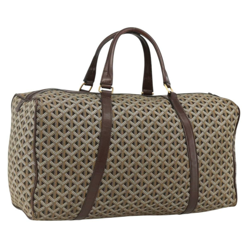 【日本直送】GOYARD 波士頓包 帆布 棕色 金色 正品 170664V-0