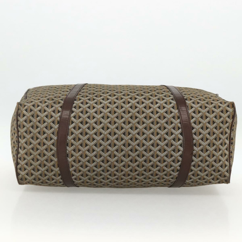 【日本直送】GOYARD 波士頓包 帆布 棕色 金色 正品 170664V-8