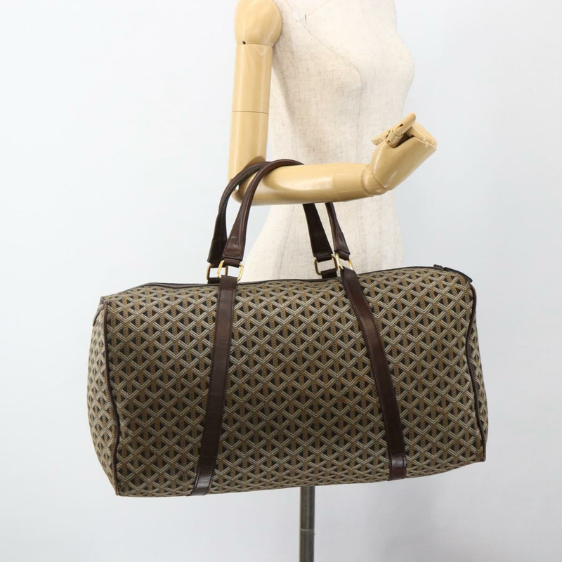 【日本直送】GOYARD 波士頓包 帆布 棕色 金色 正品 170664V-18