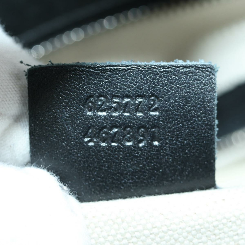 【日本直送】GUCCI GG 壓花手提包 PVC 黑色金色 Auth mr2079V-21