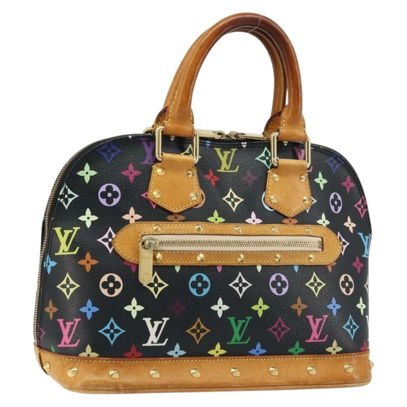 【日本直送】路易威登 Monogram Multicolor Alma 手提包 黑色 M92646 LV 正品 172460A-0