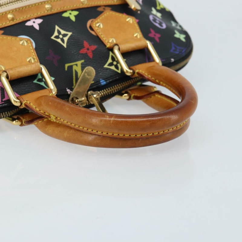【日本直送】路易威登 Monogram Multicolor Alma 手提包 黑色 M92646 LV 正品 172460A-6
