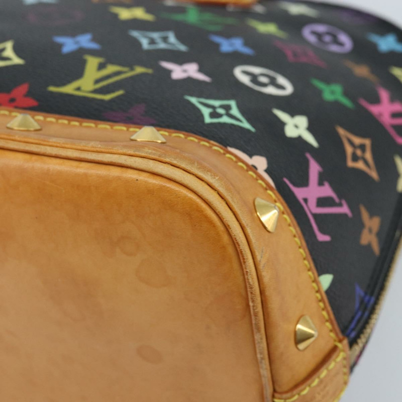 【日本直送】路易威登 Monogram Multicolor Alma 手提包 黑色 M92646 LV 正品 172460A-11