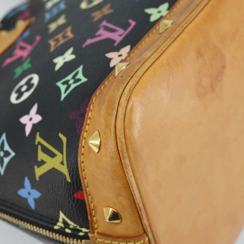 【日本直送】路易威登 Monogram Multicolor Alma 手提包 黑色 M92646 LV 正品 172460A-12