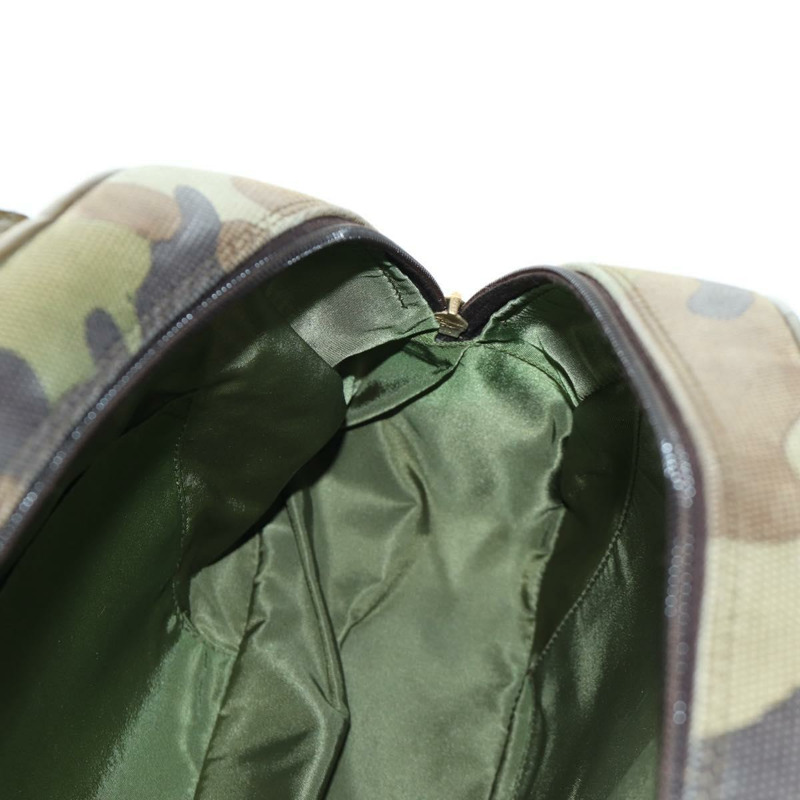 【日本直送】Christian Dior 雙馬鞍迷彩包，皮革材質，綠色金色，正品，貨號 172789SAV-17