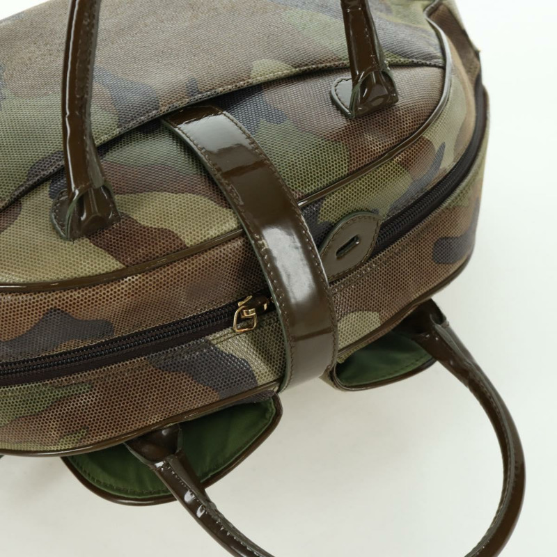 【日本直送】Christian Dior 雙馬鞍迷彩包，皮革材質，綠色金色，正品，貨號 172789SAV-23