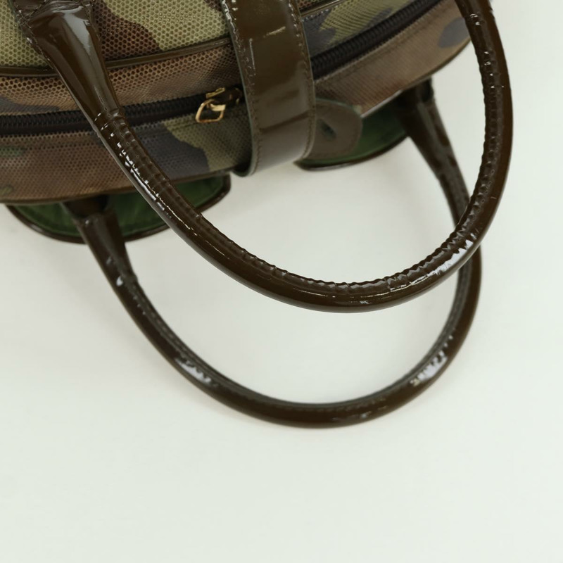 【日本直送】Christian Dior 雙馬鞍迷彩包，皮革材質，綠色金色，正品，貨號 172789SAV-24