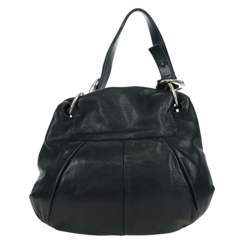 【日本直送】SAINT LAURENT 黑色銀色皮革肩背包 正品 172776V-2