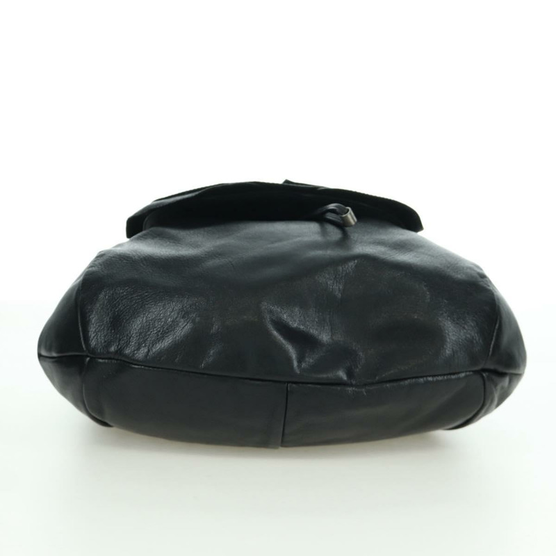 【日本直送】SAINT LAURENT 黑色銀色皮革肩背包 正品 172776V-9