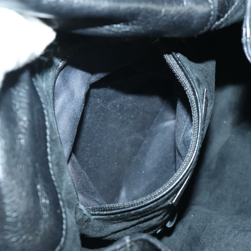 【日本直送】SAINT LAURENT 黑色銀色皮革肩背包 正品 172776V-21