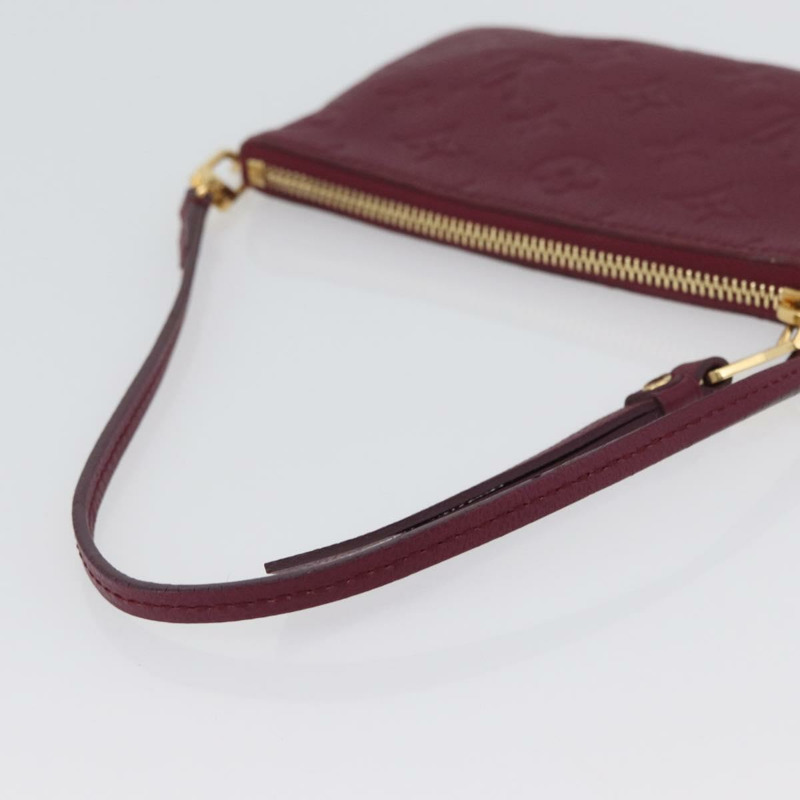 【日本直送】路易威登 Monogram Empreinte Citadine 小號手袋酒紅色 LV 正品 173012V-6