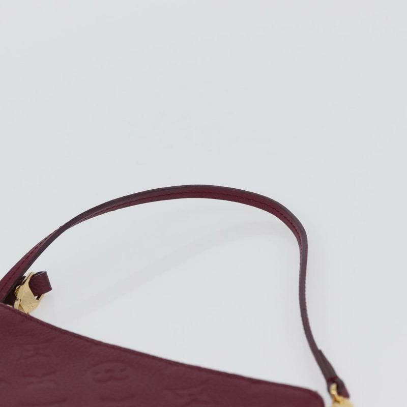 【日本直送】路易威登 Monogram Empreinte Citadine 小號手袋酒紅色 LV 正品 173012V-7