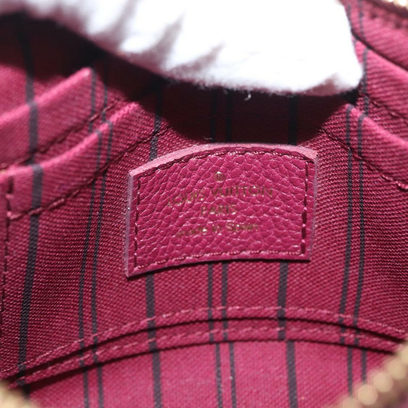 【日本直送】路易威登 Monogram Empreinte Citadine 小號手袋酒紅色 LV 正品 173012V-15