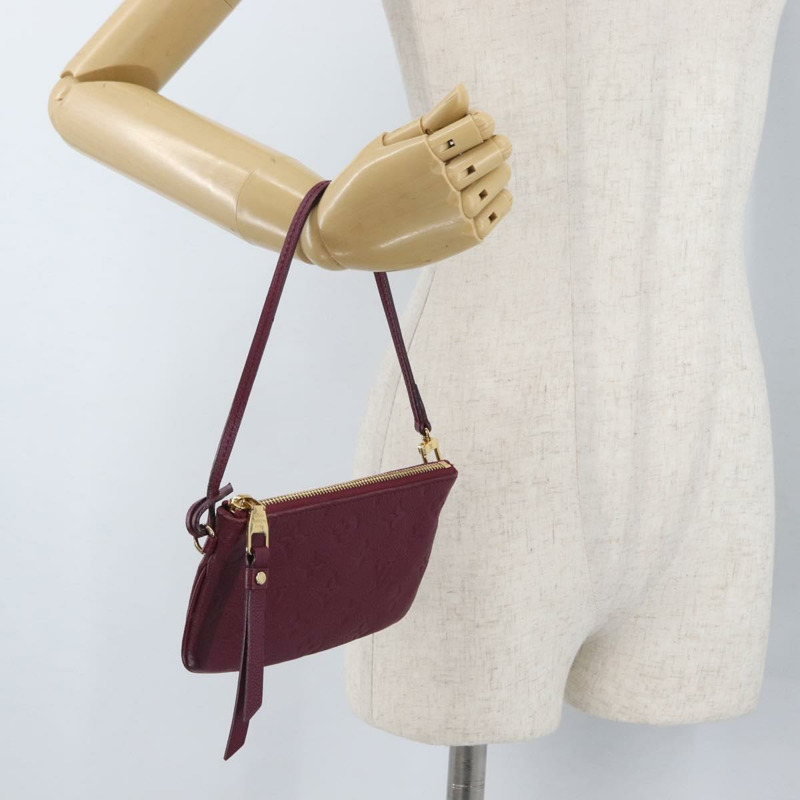 【日本直送】路易威登 Monogram Empreinte Citadine 小號手袋酒紅色 LV 正品 173012V-21