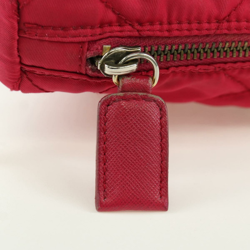 【日本直送】PRADA 尼龍粉紅金色鏈條單肩包 Auth 166995A-15