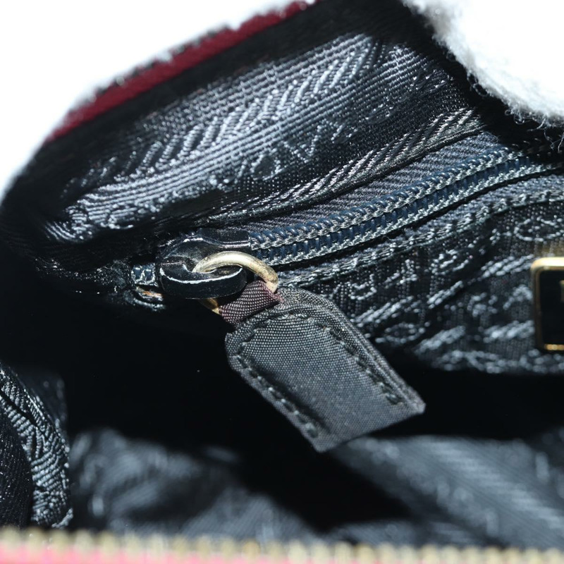 【日本直送】PRADA 尼龍粉紅金色鏈條單肩包 Auth 166995A-20