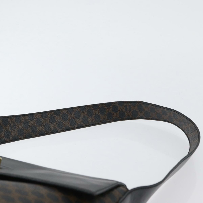 【日本直送】CELINE Macadam帆布肩背包 PVC皮革 黑色 金色 正品 171442V-7