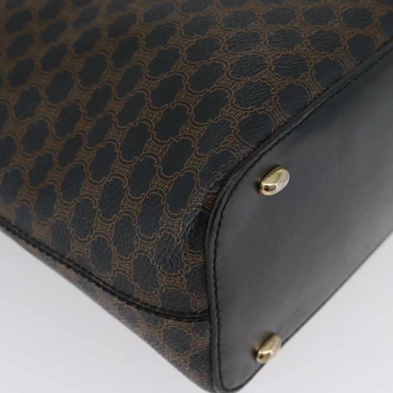 【日本直送】CELINE Macadam帆布肩背包 PVC皮革 黑色 金色 正品 171442V-11