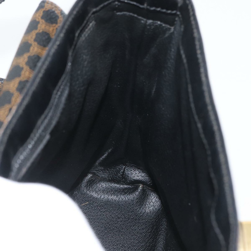 【日本直送】CELINE Macadam帆布肩背包 PVC皮革 黑色 金色 正品 171442V-17